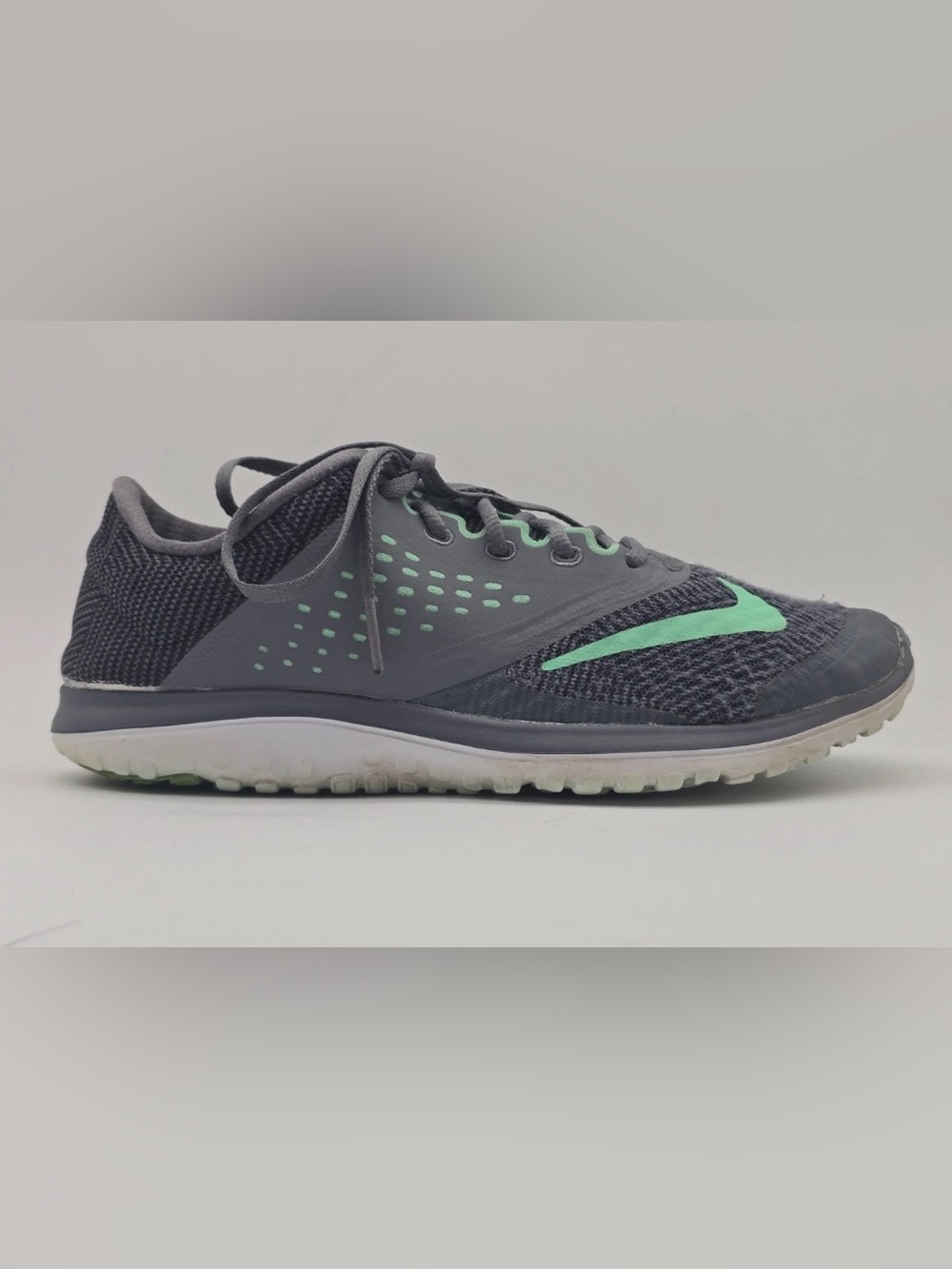 Nike FS Lite Run 2 Gray Green Running 704881-012 Sneakers Shoes-Womens 7.5